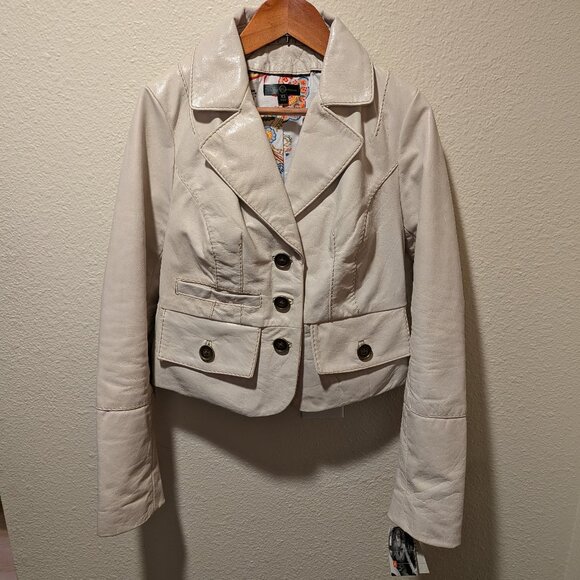 NWT Genuine Leather Wilson Leather Jacket XS - Picture 2 of 14